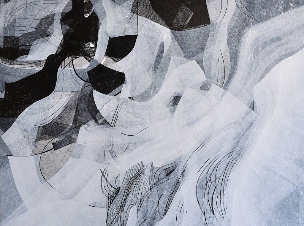 Untitled
2024, linen canvas, acrylic markers, varnish, 120×150 cm (part of triptych)